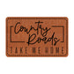 Country Roads Take Me Home Leatherette Patch