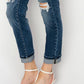 Natalia Mid Rise Boyfriend Jeans