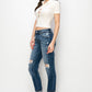 Natalia Mid Rise Boyfriend Jeans | Plus