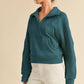 Dove Funnel Neck Half Zip Pullover