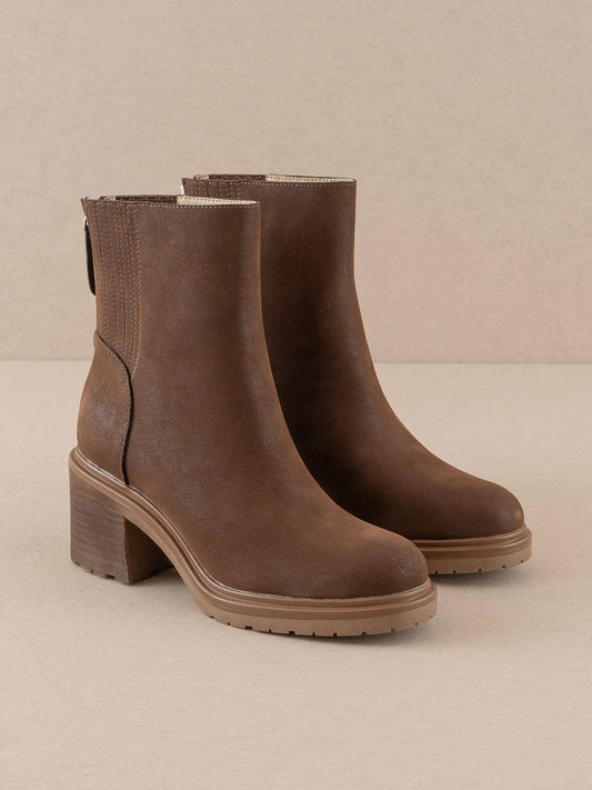 The Megan | Coffee Lug Chelsea Bootie