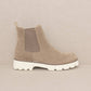 The Gianna Khaki | Chunky Sole Chelsea Boot