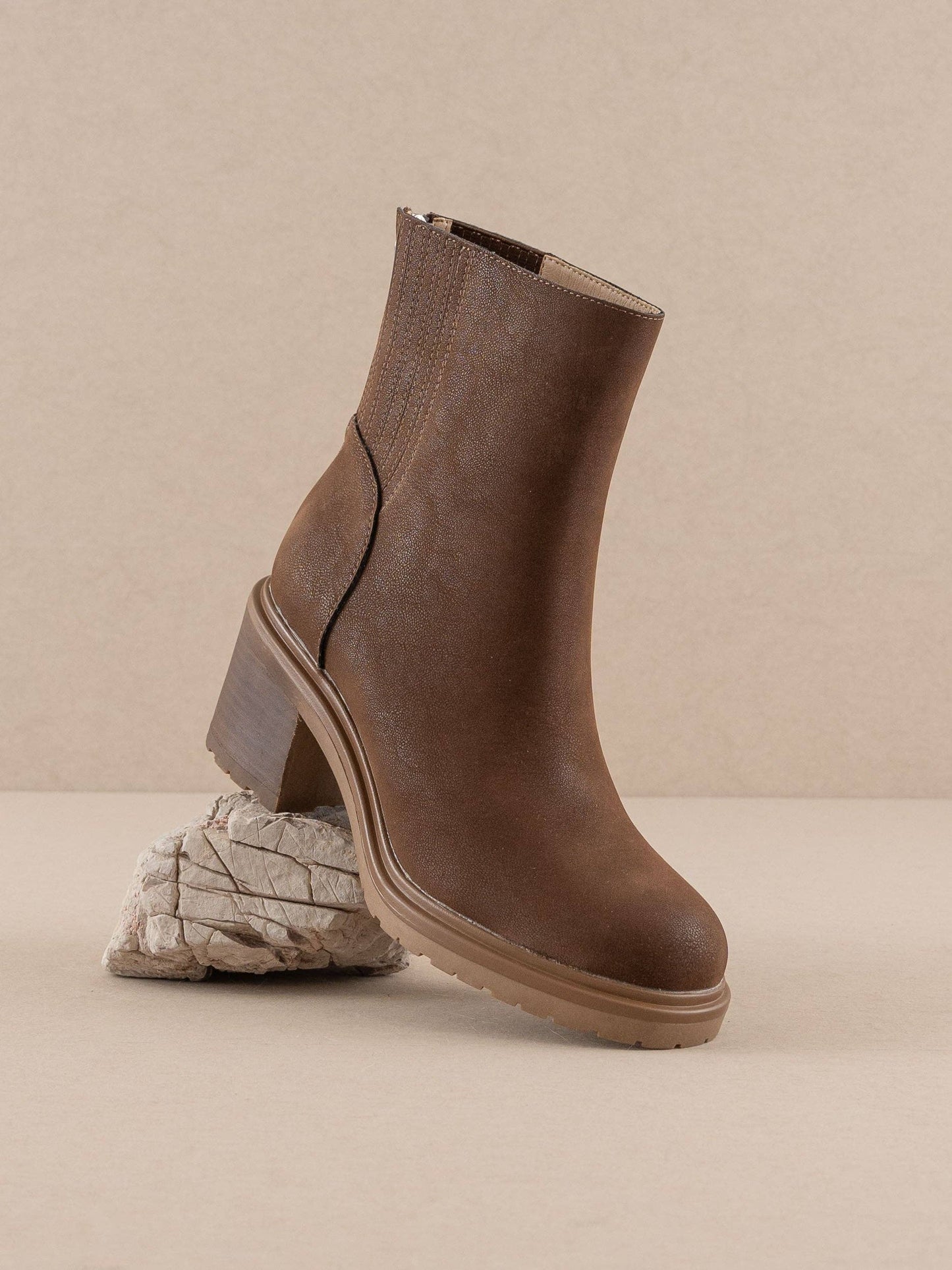 The Megan | Coffee Lug Chelsea Bootie