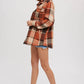 Flannel Plaid Shacket with Pockets