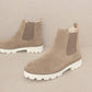 The Gianna Khaki | Chunky Sole Chelsea Boot