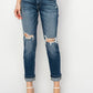 Natalia Mid Rise Boyfriend Jeans | Plus