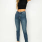 Gabriela High Rise Cross Hatch Fabric Skinny Jeans