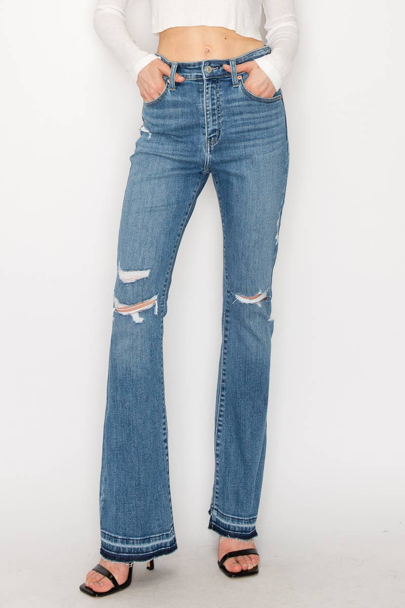 Kinsley High Rise Bootcut with Release Hem Jeans