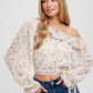 Off Shoulder Frill Blouse