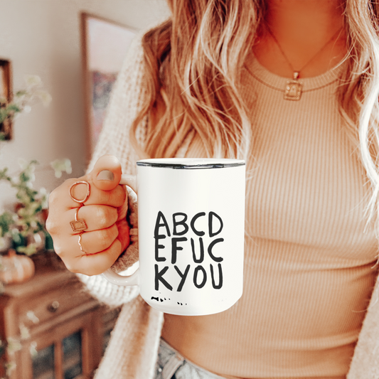 ABCDEF*CKYOU | Coffee Mug