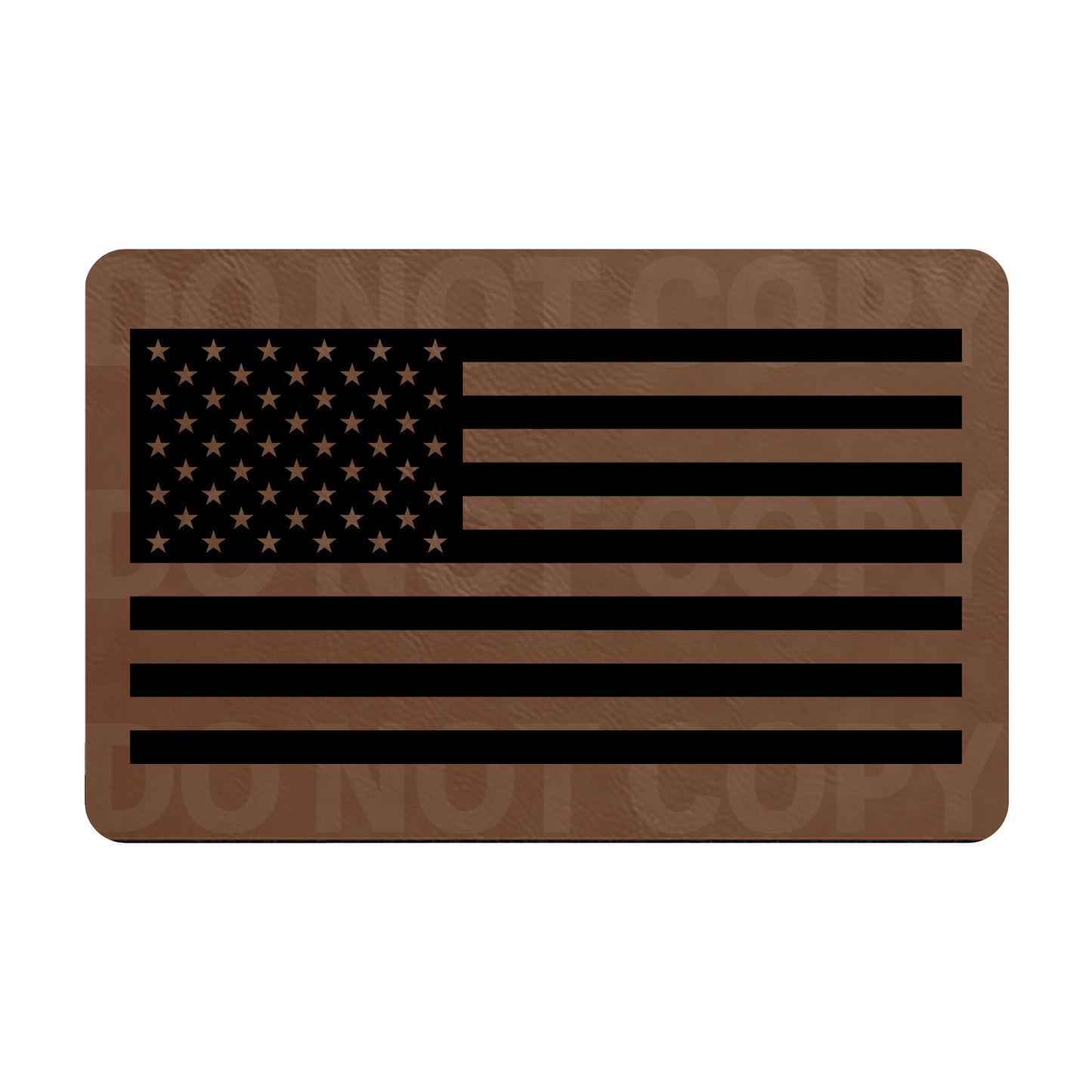 American Flag Leatherette Patch