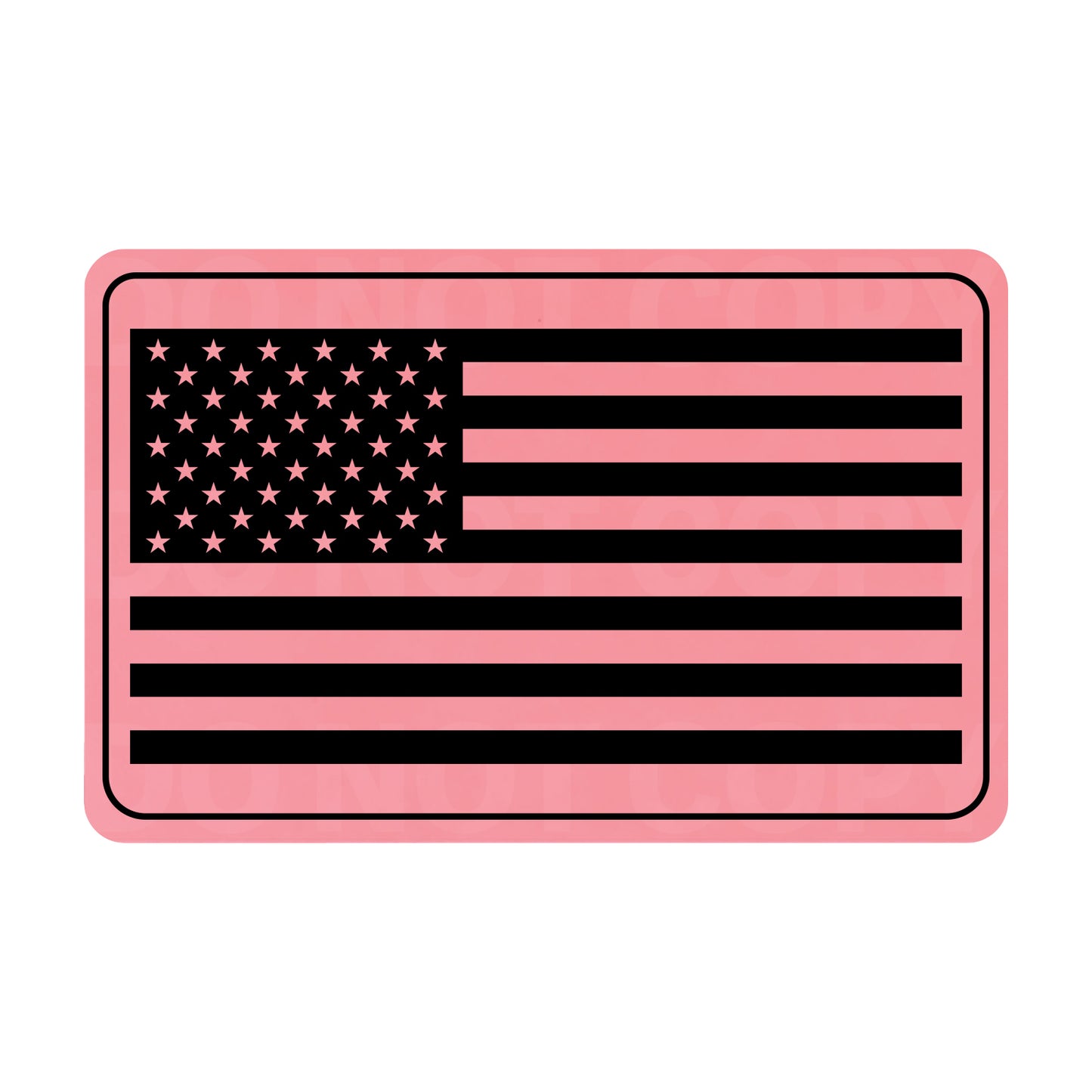 American Flag Leatherette Patch