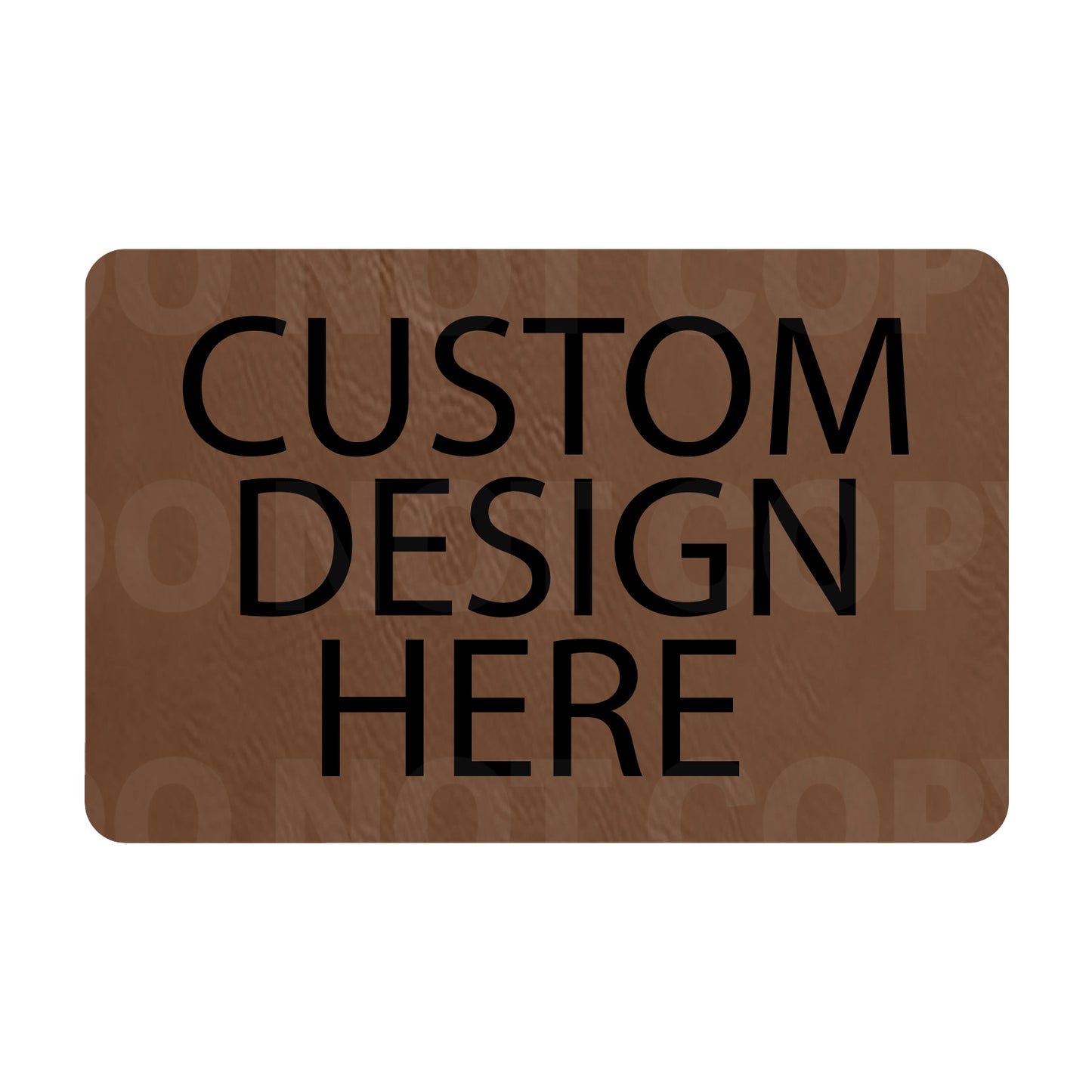 Custom Leatherette Patch | Adhesive Backing