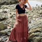 Aree Tiered Maxi Skirt