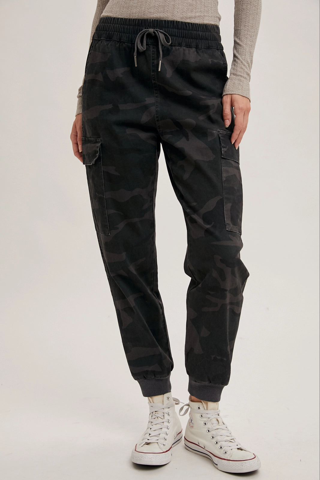 Camo Cargo Jogger Pants