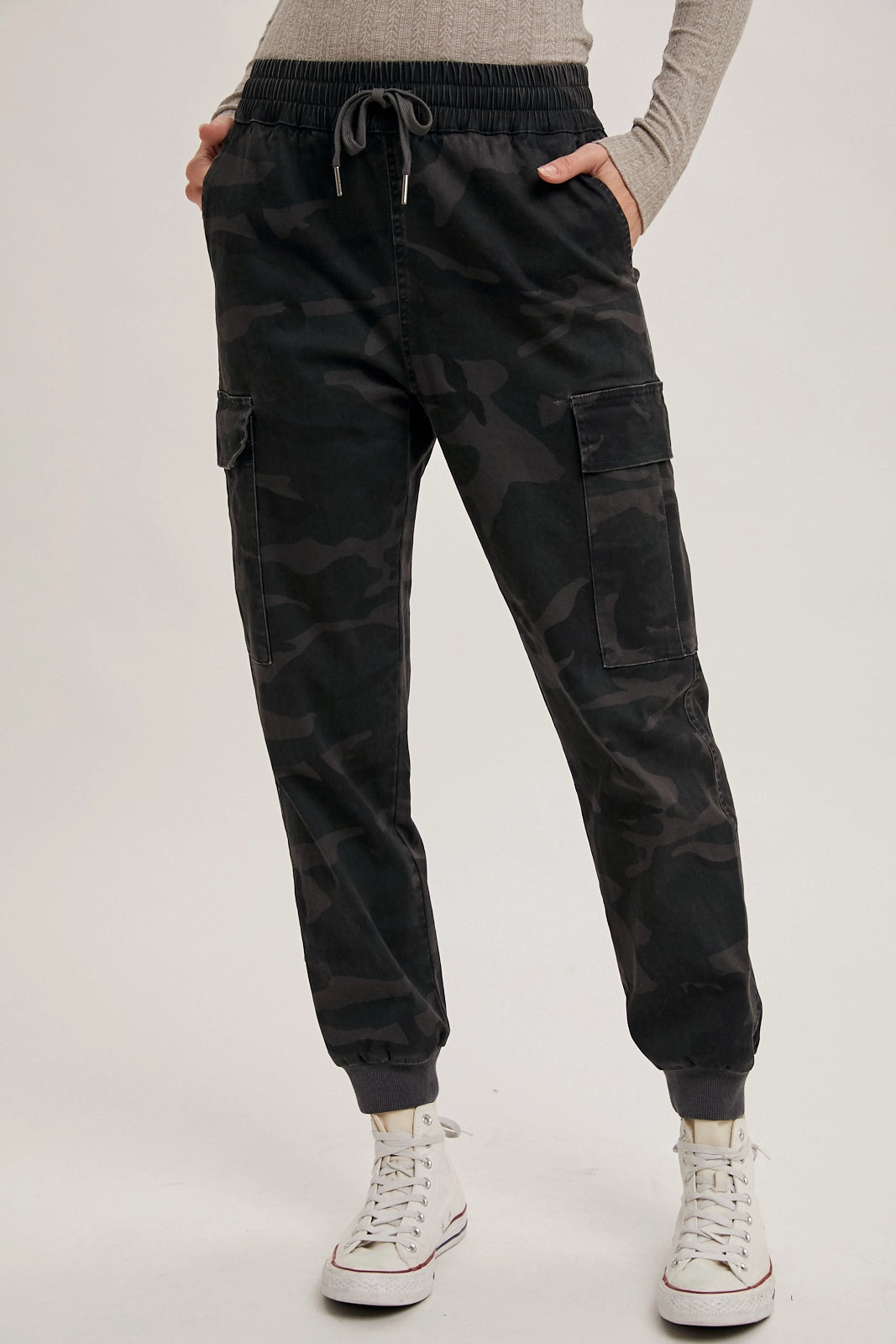 Camo Cargo Jogger Pants