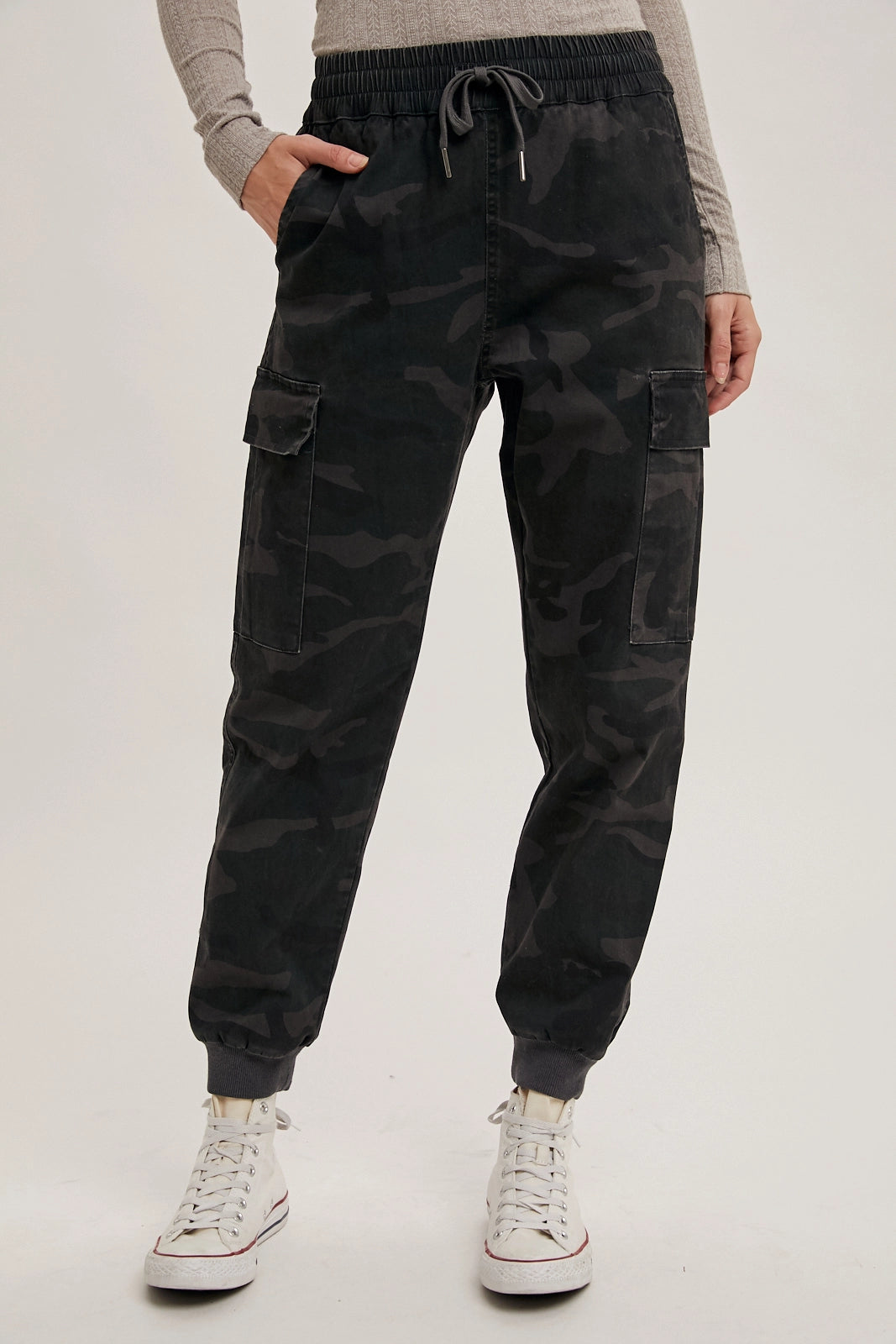 Camo Cargo Jogger Pants