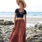 Aree Tiered Maxi Skirt