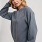 French Terry Knit Pullover