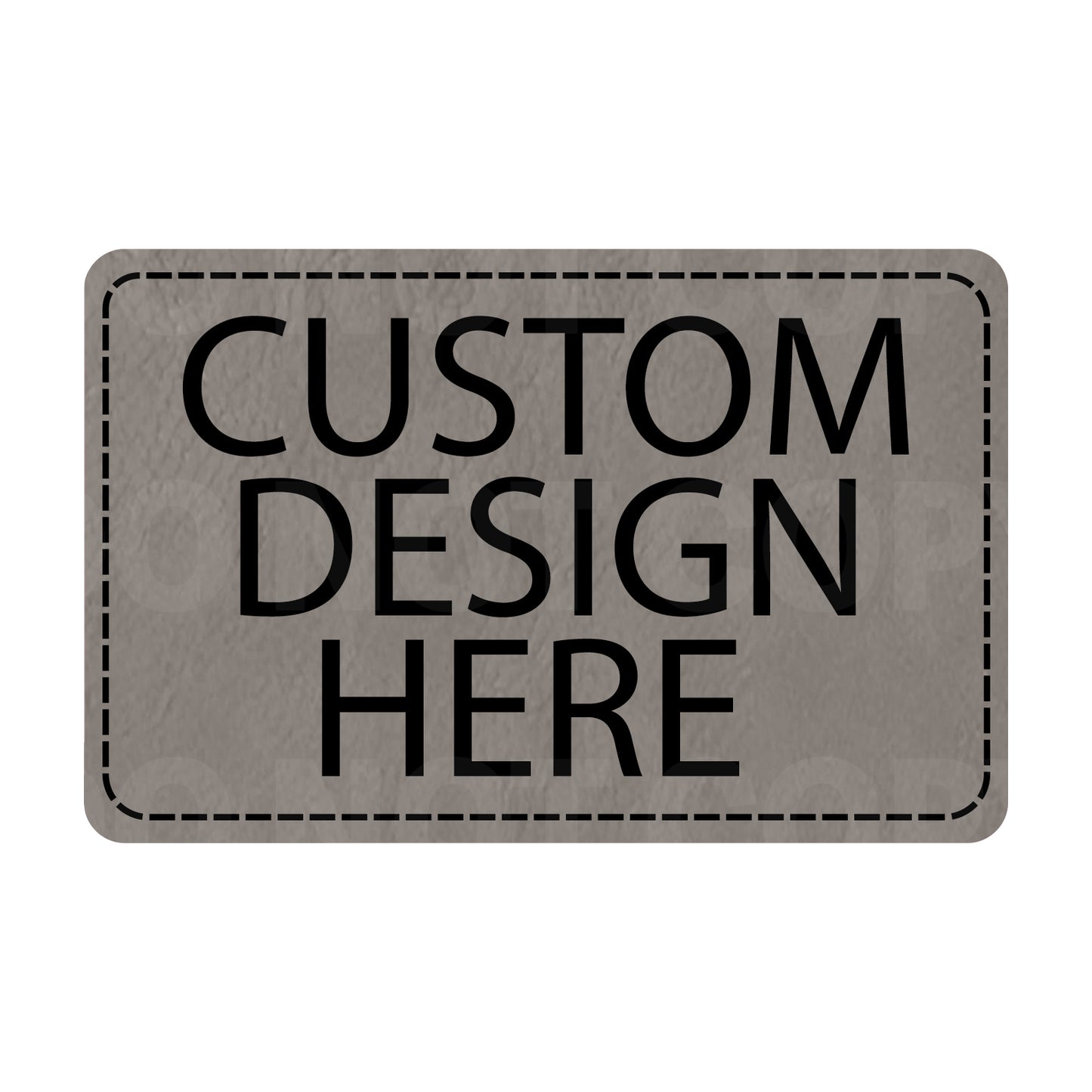 Custom Leatherette Patch | Adhesive Backing