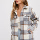 Plaid Brushed Flannel Shacket