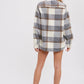 Plaid Brushed Flannel Shacket