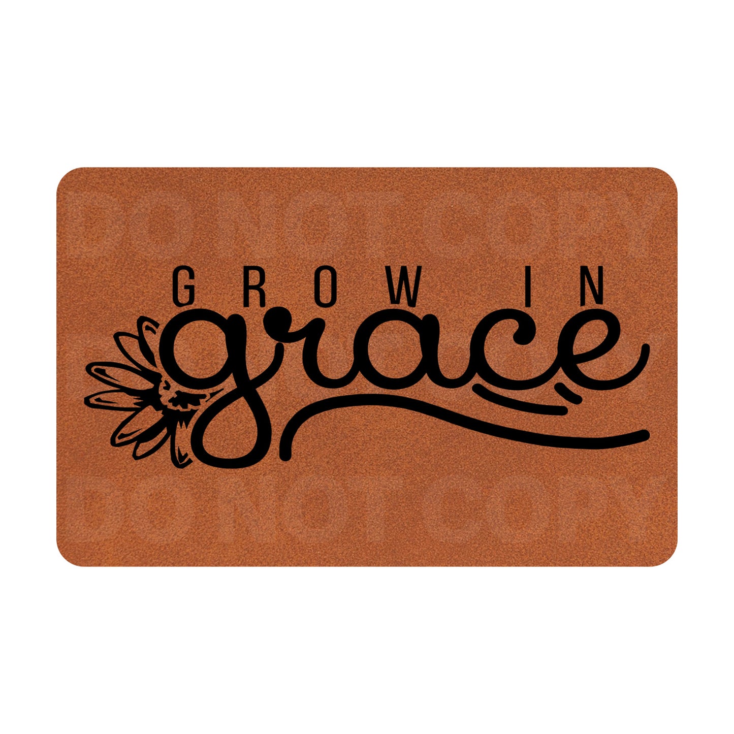 Grow In Grace Leatherette Patch