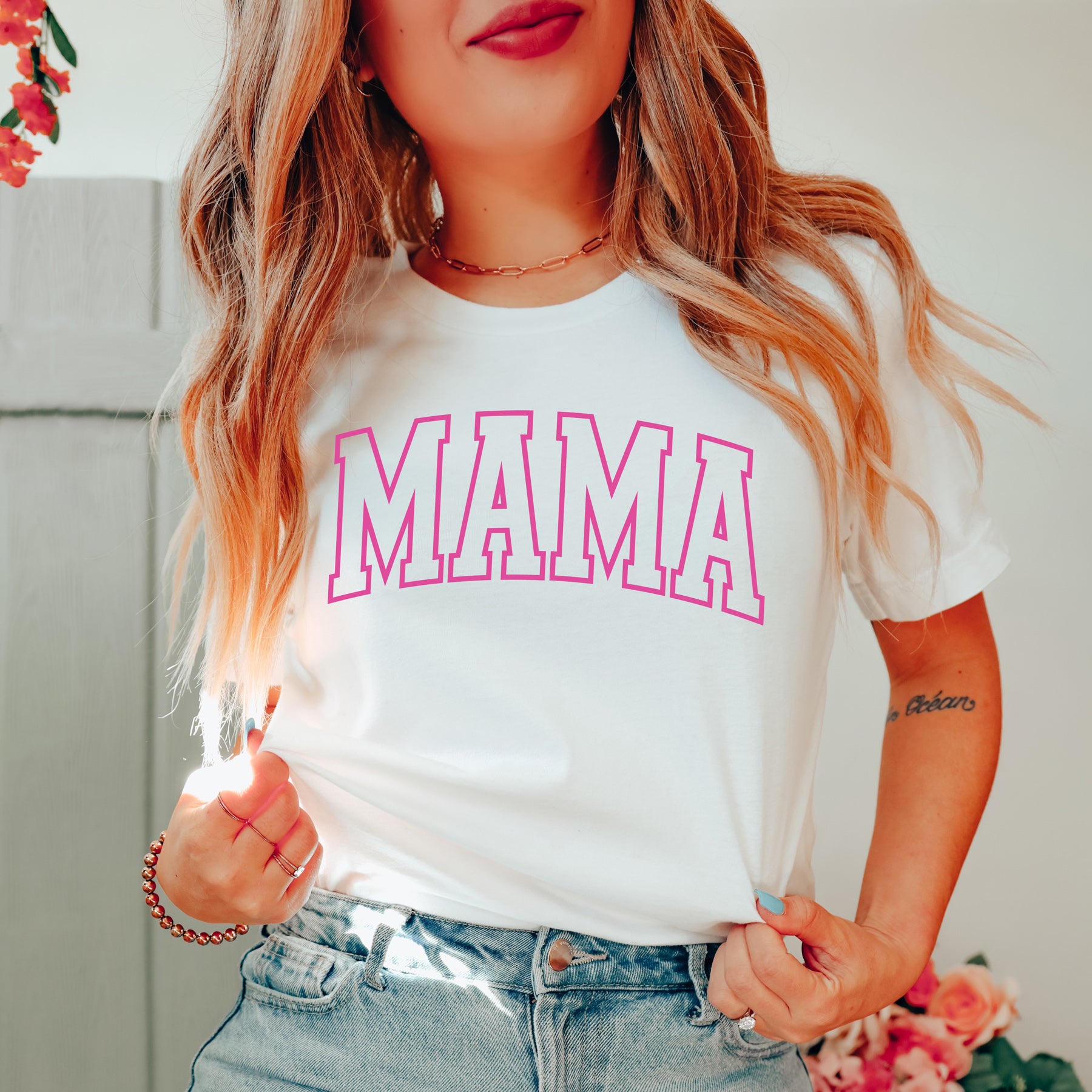 MAMA SUBLIMATION TRANSFER PINK