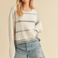 Mona Knit Stripe Pullover Sweater