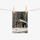 Snow Covered Roof Canvas Art | #92