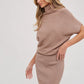 Slouch Neck Dolman Midi Dress