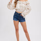 Off Shoulder Frill Blouse