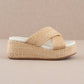 The Fresno Natural | Raffia Platform Sandals