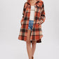 Flannel Plaid Longline Shacket