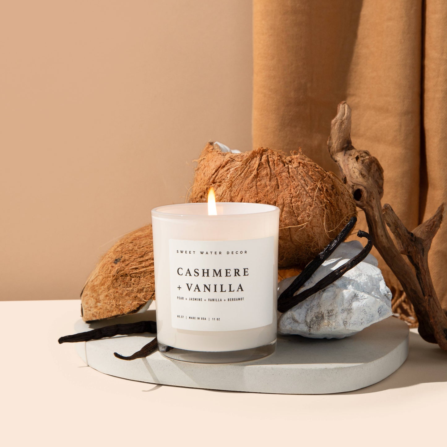 Cashmere and Vanilla Soy Candle | 11 oz