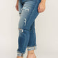 Olivia High Rise Stretch Ankle Straight Jeans | Plus