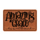 Amazing Grace How Sweet The Sound Leatherette Patch