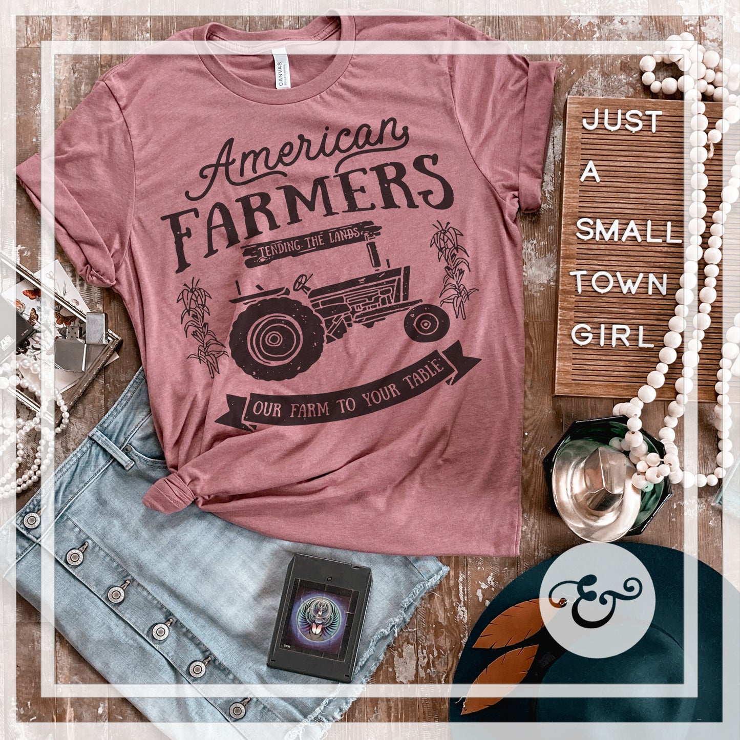 American Farmers Tending To Lands Our Farm To Your Table Sublimation Transfer (6608353787982)