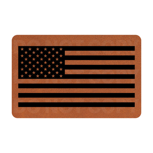 American Flag Leatherette Patch