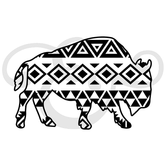 Aztec Buffalo Sublimation Transfer (4878272168014)