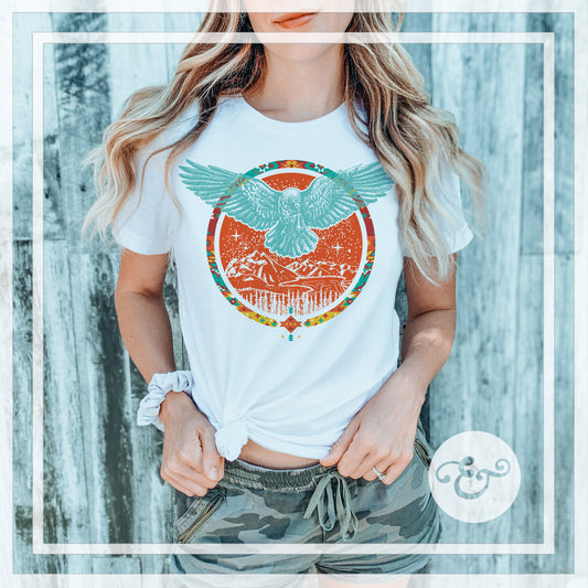 Bohemian Bird Sublimation Transfer (6575323840590)