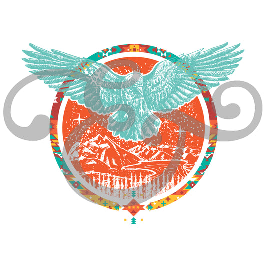 Bohemian Bird Sublimation Transfer (6575323840590)