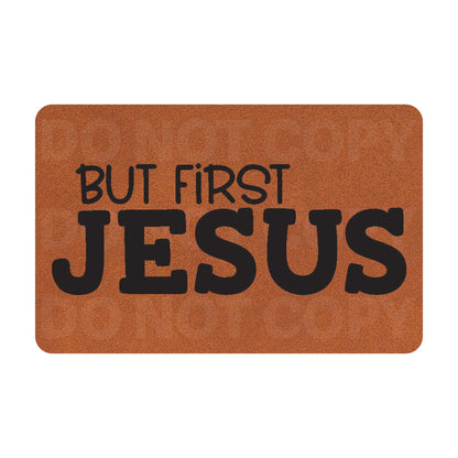 But First Jesus Leatherette Patch