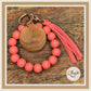 Wooden Bead Wristlets With Suede Tassel (6688691257422) (6688719405134) (6688750862414)