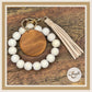 Wooden Bead Wristlets With Suede Tassel (6688691257422) (6688719405134) (6688894517326) (6688895270990) (6690206974030) (6690209235022)
