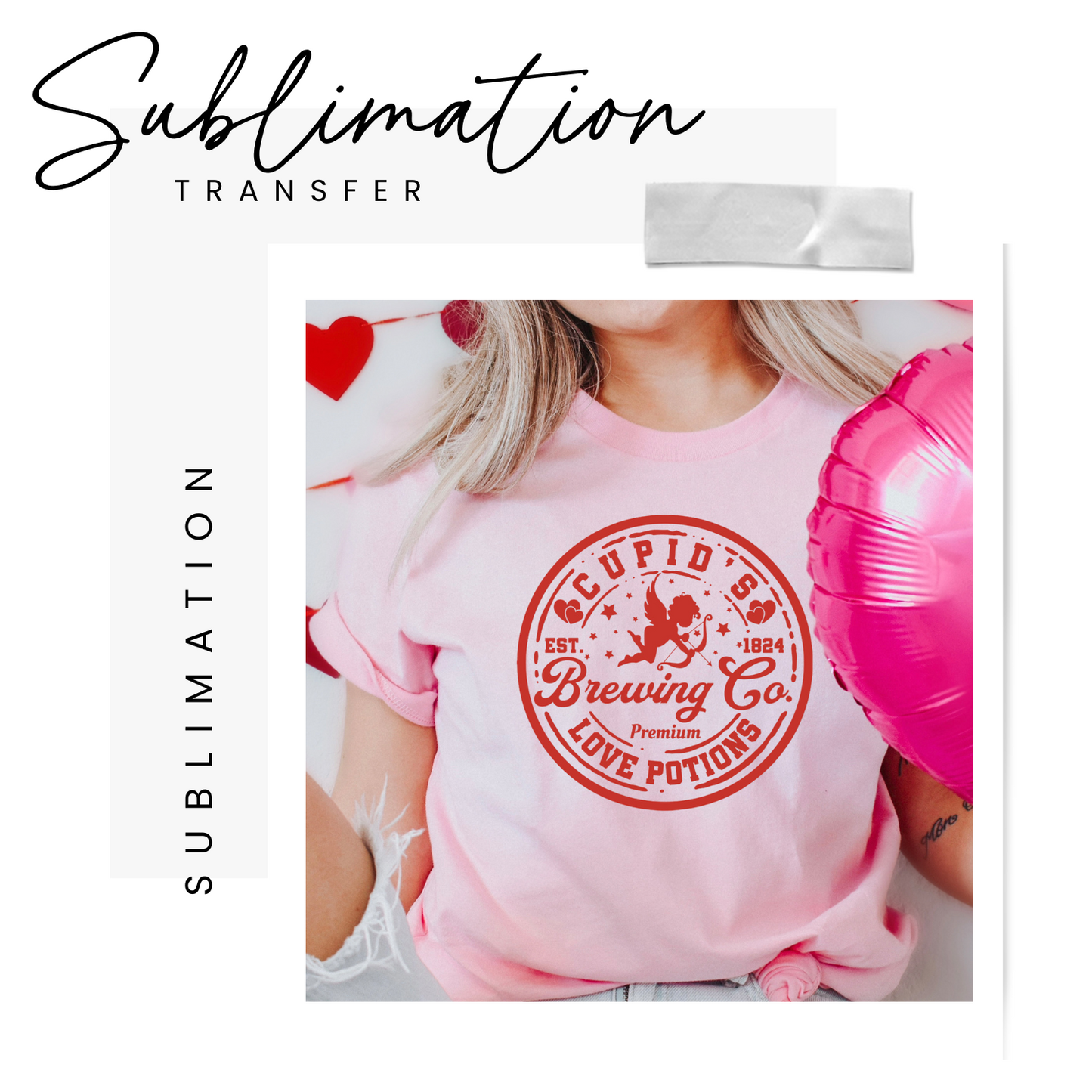 Cupid's Brewing Company Sublimation Transfer