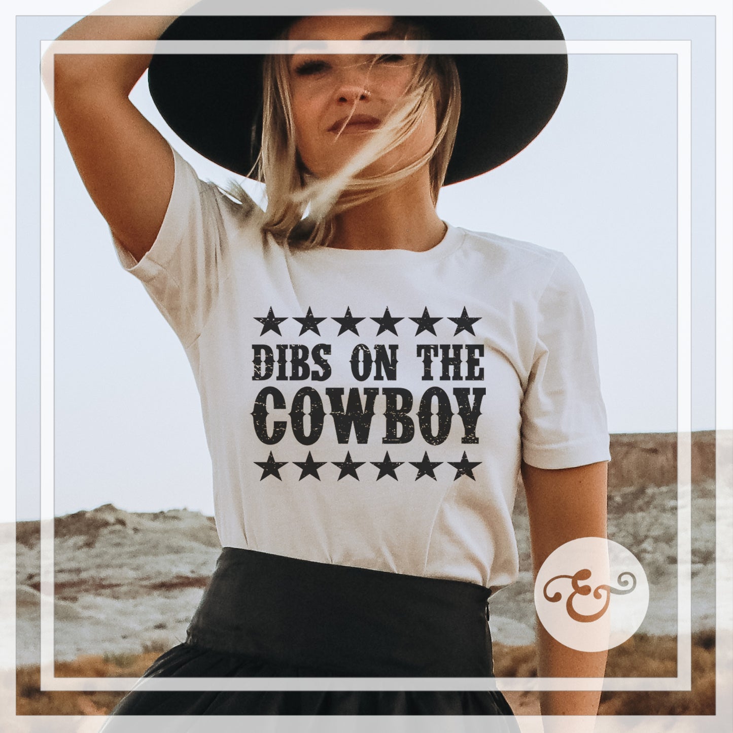 Dibs On The Cowboy Sublimation Transfer