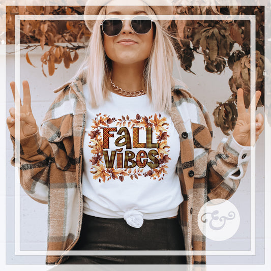 Fall Vibes Screen Print Transfer (High Heat Formula) (6657120469070)