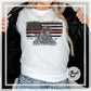 Firefighter With American Flag Screen Print Transfer (Low Heat Formula) (6619021279310)