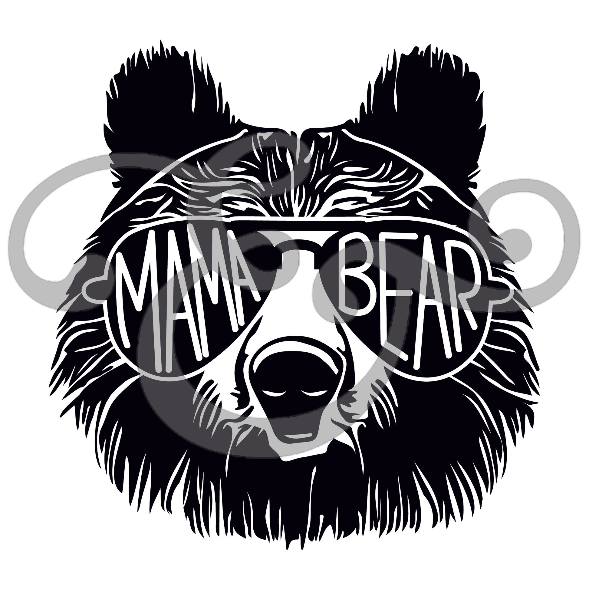 Mama Bear Screen Print Transfer (Vintage Ink Formula) (6591460835406)